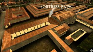 Animation of ancient Roman Fort in Caerleon Wales [upl. by Seligman]