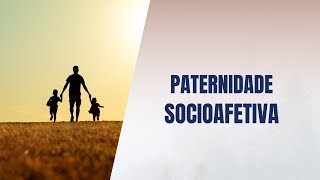 Paternidade socioafetiva [upl. by Chanda]