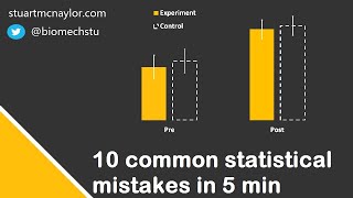 Ten Statistical Mistakes in 5 Min [upl. by Griz397]