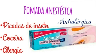 Resenha PomadaAndantol Gel [upl. by Cann]