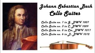 Johann Sebastian Bach  Cello suites in 432 Hz great for reading or studying [upl. by Normalie]